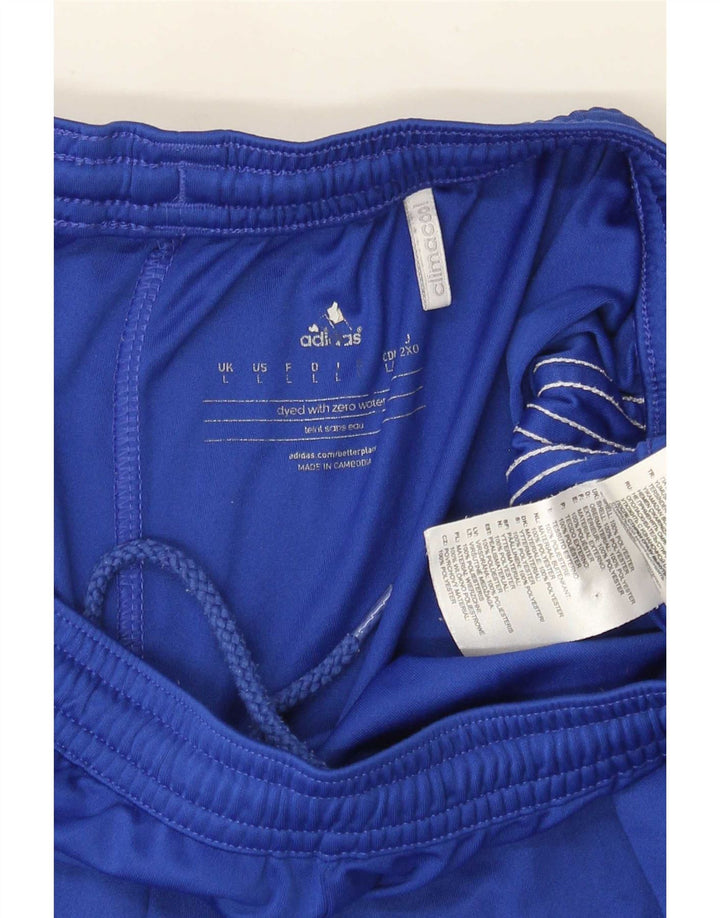 Adidas Mens Climacool Sport Shorts Large  Blue Colourblock Polyester