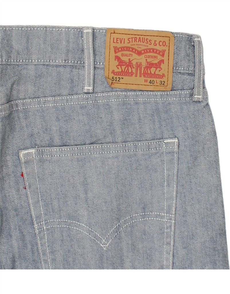 LEVI'S Mens 512 Slim Jeans W40 L32 Blue Cotton | Vintage Levi's | Thrift | Second-Hand Levi's | Used Clothing | Messina Hembry 