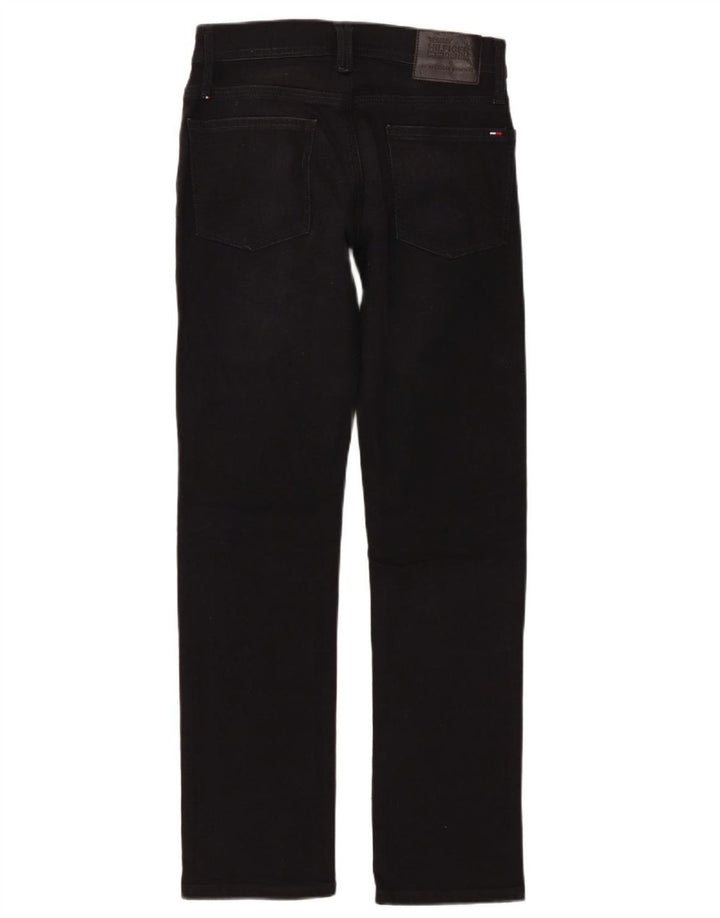 TOMMY HILFIGER Mens Ryan Straight Jeans W29 L32 Black Cotton