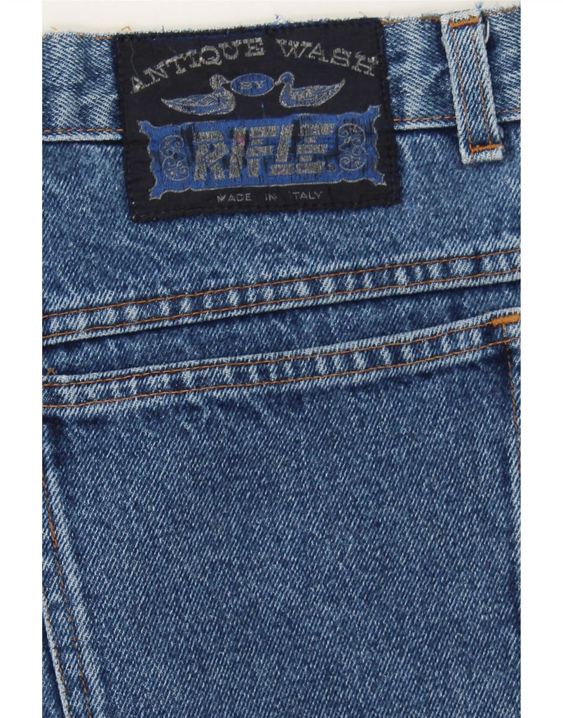 RIFLE Womens High Rise Tapered Jeans  W28 L26 Blue Cotton Vintage Rifle and Second-Hand Rifle from Messina Hembry 