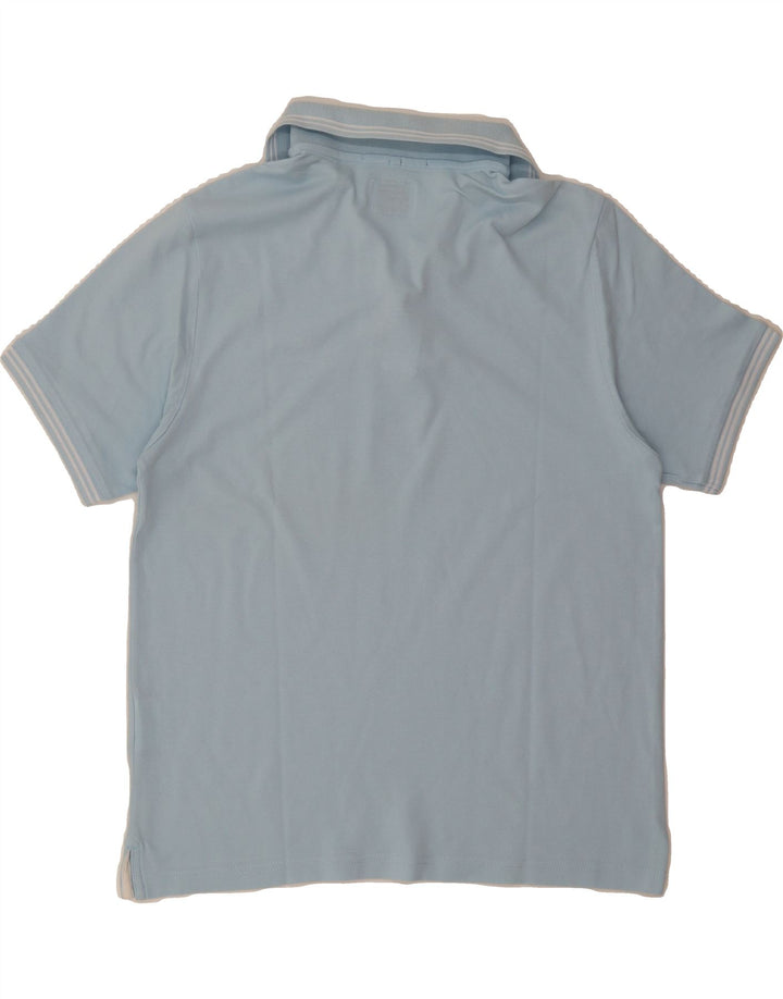 CHAMPION Mens Easy Fit Polo Shirt Medium Blue Cotton Vintage Champion and Second-Hand Champion from Messina Hembry 