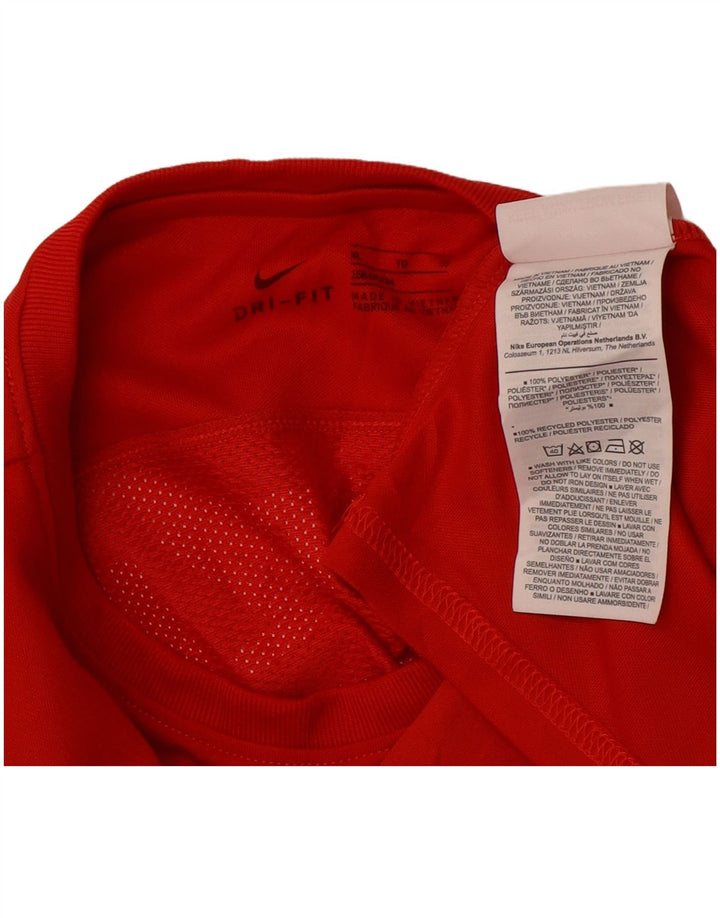 NIKE Boys LB Leipzig Graphic T-Shirt Top 13-14 Years XL  Red Polyester