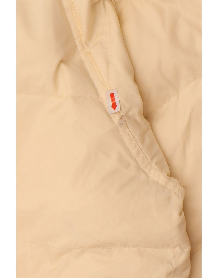 Fila Mens Padded Jacket IT 52/54 Large Off White Polyester