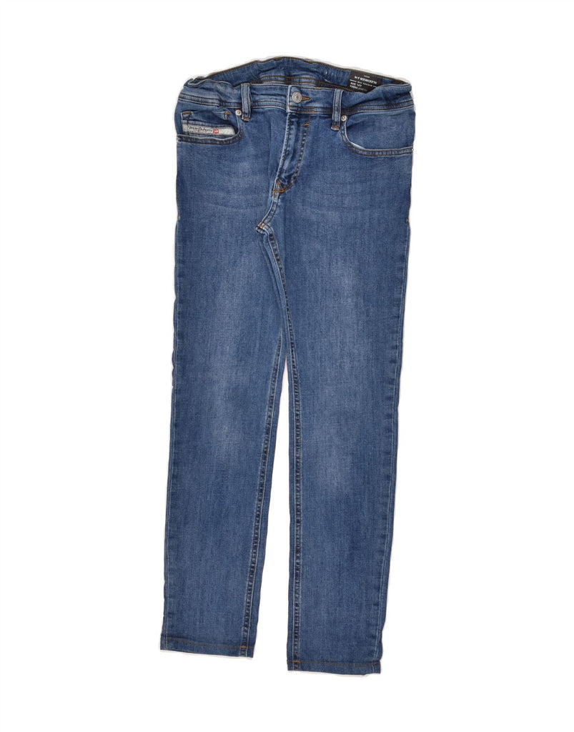 DIESEL Boys Sleenker-J-N Skinny Jeans 13-14 Years W30 L26 Blue Vintage Diesel and Second-Hand Diesel from Messina Hembry 