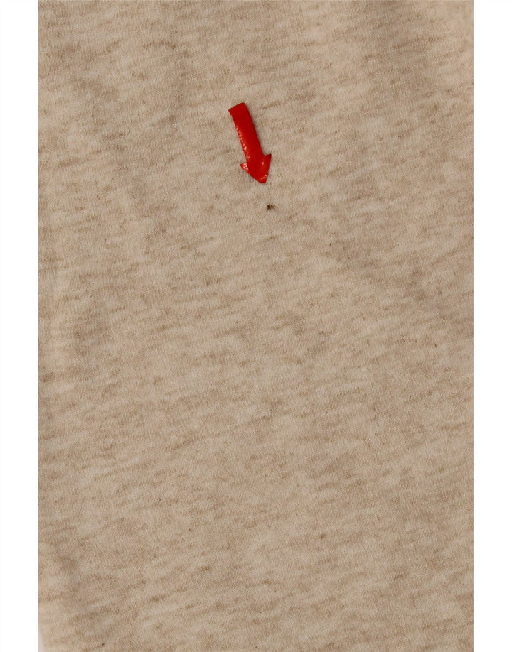 Acorn Womens Graphic Sweatshirt Jumper UK 16 Large Beige Acrylic