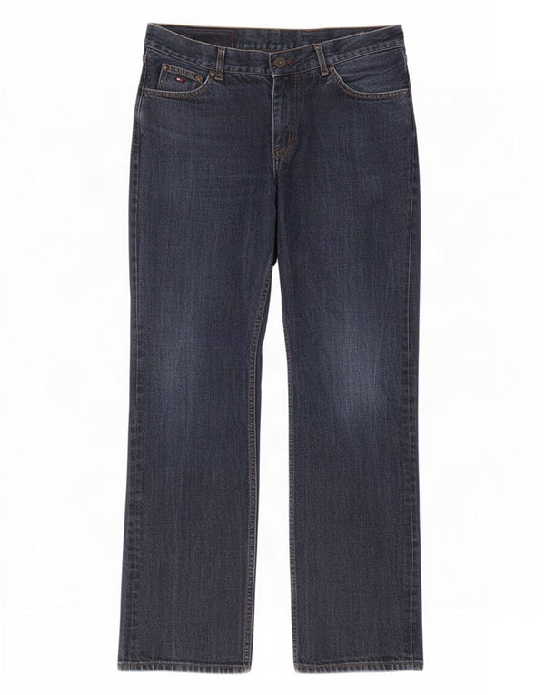 Tommy Hilfiger Mens Straight Jeans W36 L32 Navy Blue Cotton