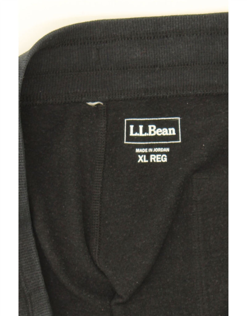 L.L.BEAN Mens Tracksuit Trousers Joggers XL  Black Cotton Vintage L.L.Bean and Second-Hand L.L.Bean from Messina Hembry 