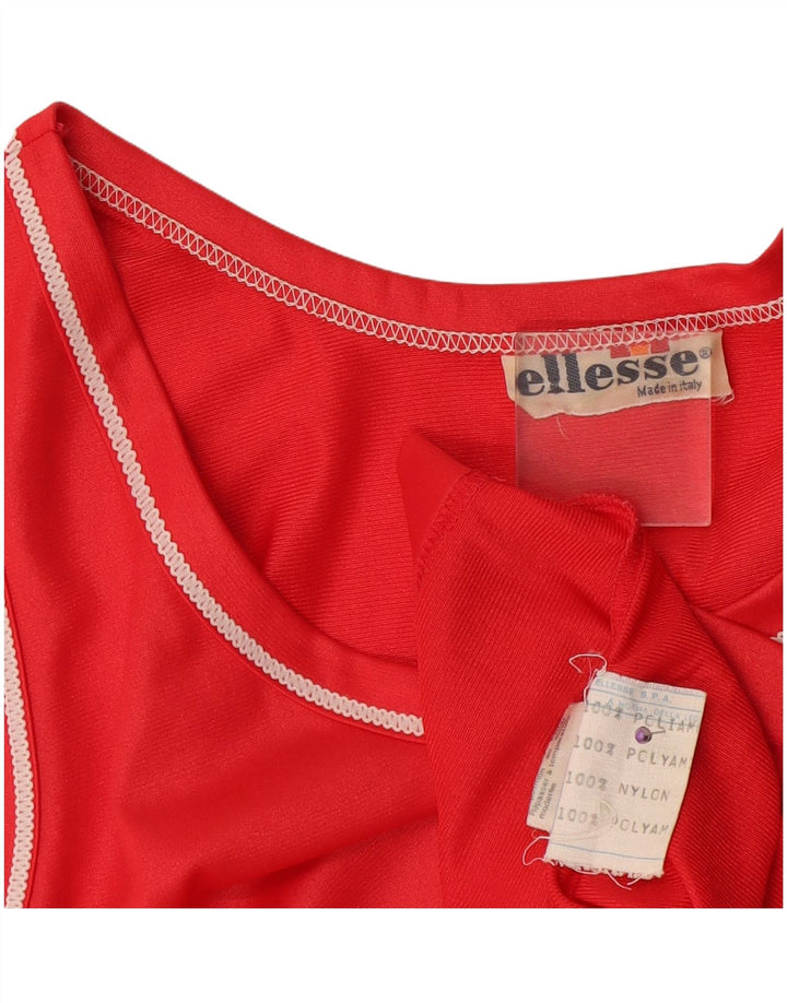 Ellesse Mens Vest Top Medium Pink Polyamide