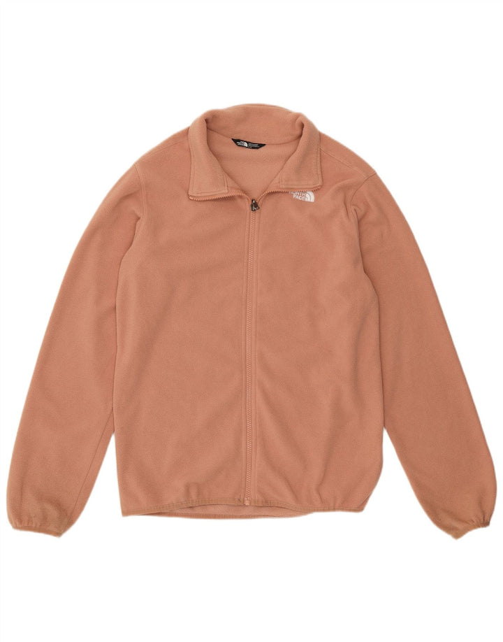 THE NORTH FACE Boys Fleece Jacket 14-15 Years XL Orange Polyester