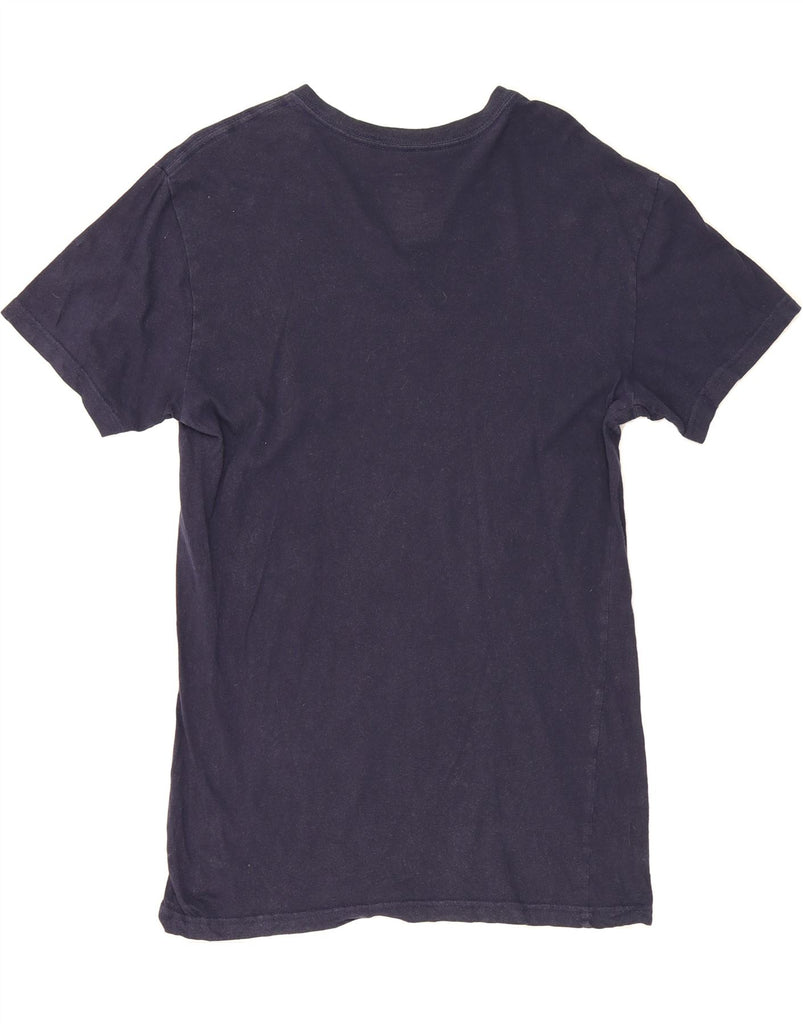 POLO RALPH LAUREN Mens Slim Fit T-Shirt Top Medium Navy Blue Cotton Vintage Polo Ralph Lauren and Second-Hand Polo Ralph Lauren from Messina Hembry 