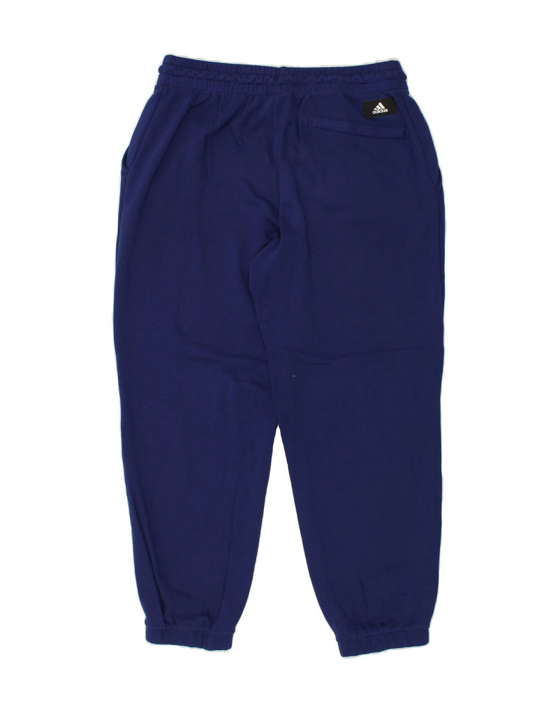 ADIDAS Mens Graphic Tracksuit Trousers Joggers XL Navy Blue Vintage Adidas and Second-Hand Adidas from Messina Hembry 