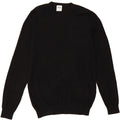 ZARA Womens Crew Neck Jumper Sweater UK 14 Medium Black Viscose Vintage Zara and Second-Hand Zara from Messina Hembry 