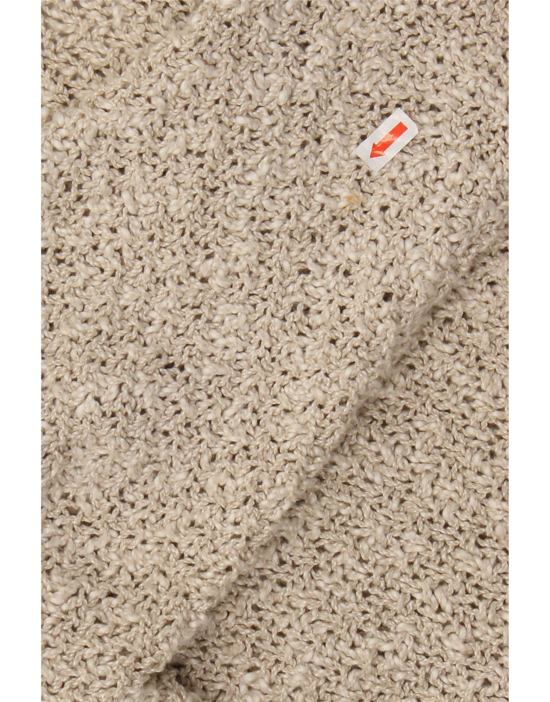 Tivoli Womens Oversized Cardigan Sweater UK 14 Medium Beige Linen