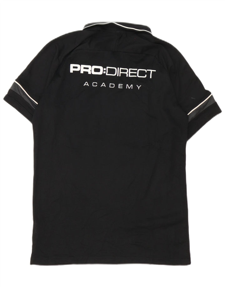 Nike Mens Pro Direct Academy Graphic Polo Shirt Medium Black Colourblock