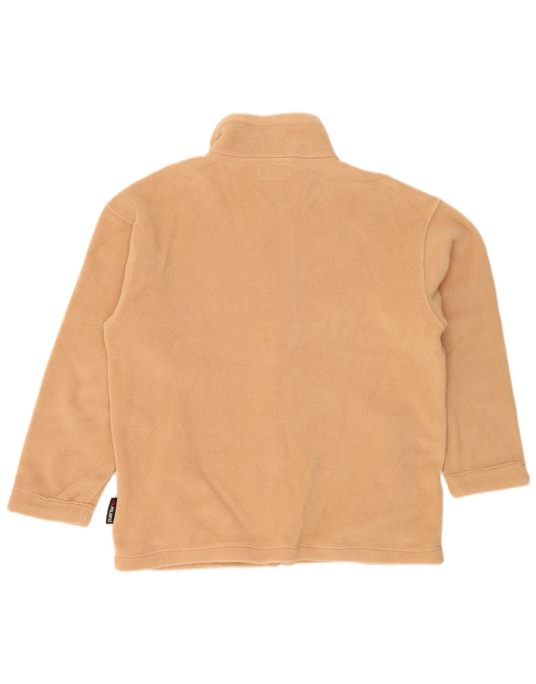 Silvy Womens Oversized Fleece Jacket UK 18 XL Beige Floral Polyester