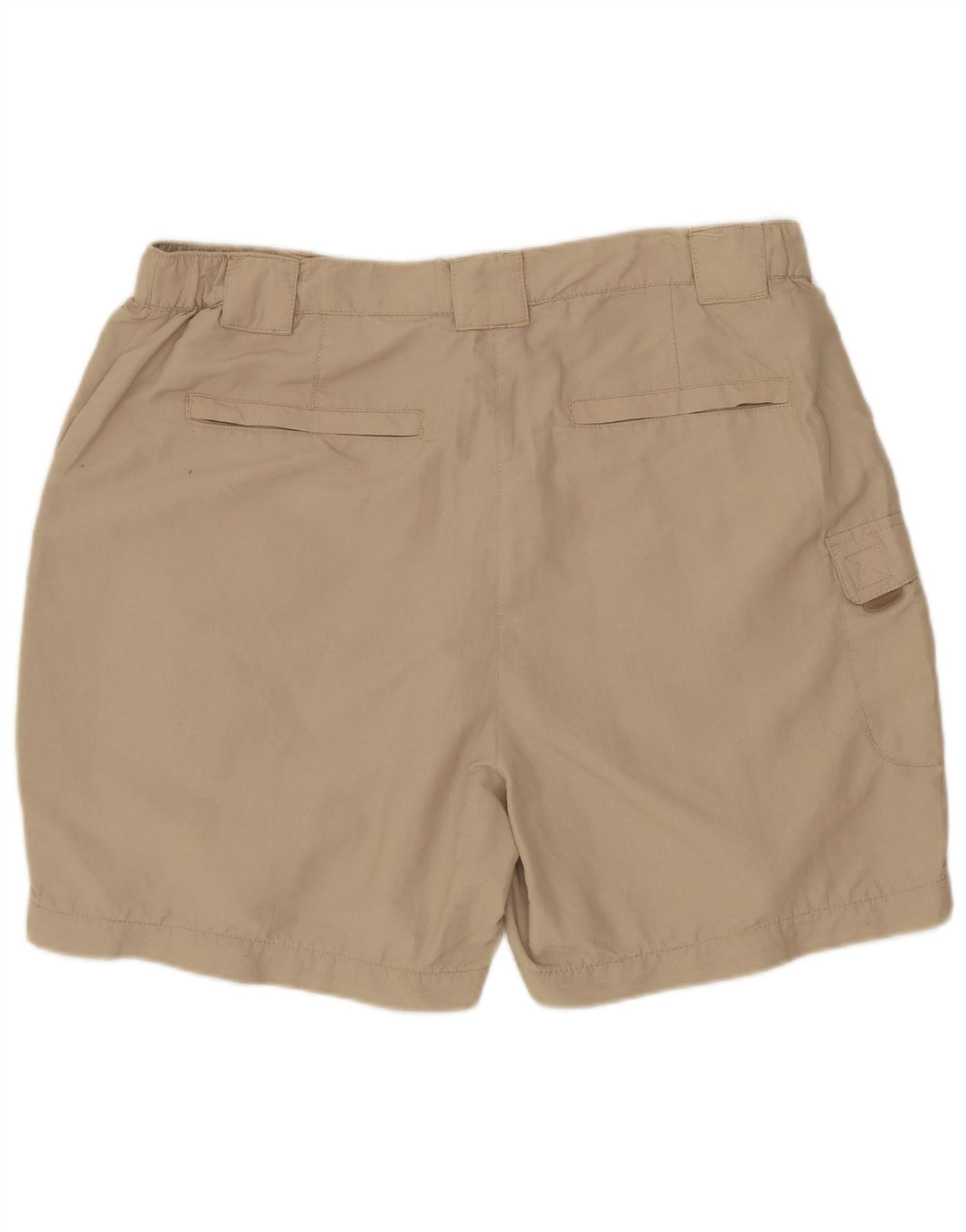 L.L.BEAN Mens Cargo Shorts Medium W32  Beige Nylon