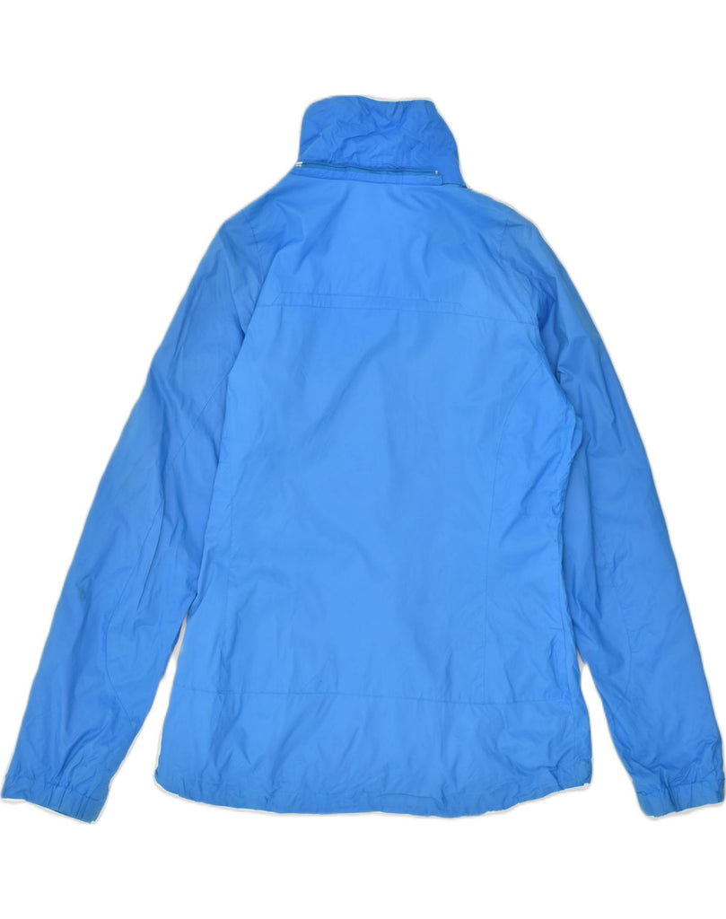 COLUMBIA Womens Rain Jacket UK 14 Medium Blue Nylon | Vintage Columbia | Thrift | Second-Hand Columbia | Used Clothing | Messina Hembry 