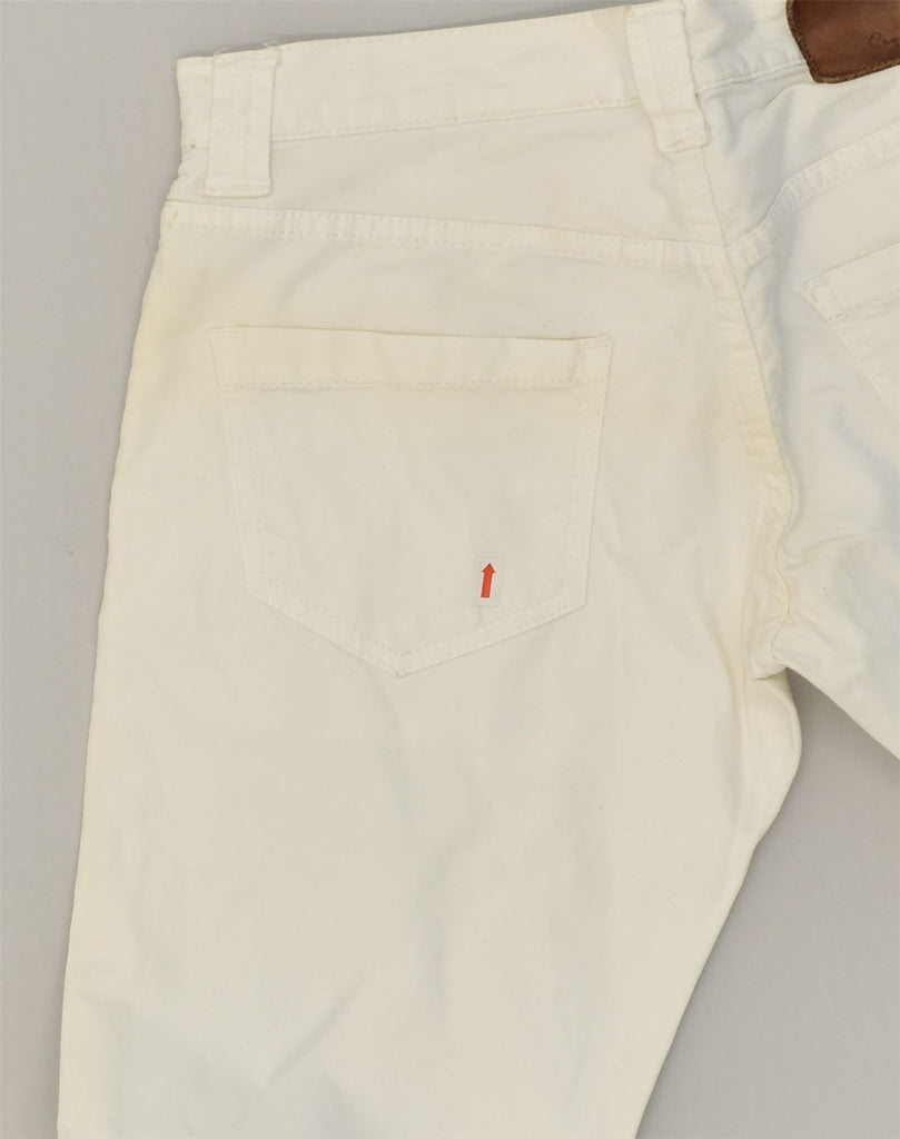 PEPE JEANS Womens Straight Chino Trousers W30 L34 White Cotton | Vintage PEPE Jeans | Thrift | Second-Hand PEPE Jeans | Used Clothing | Messina Hembry 