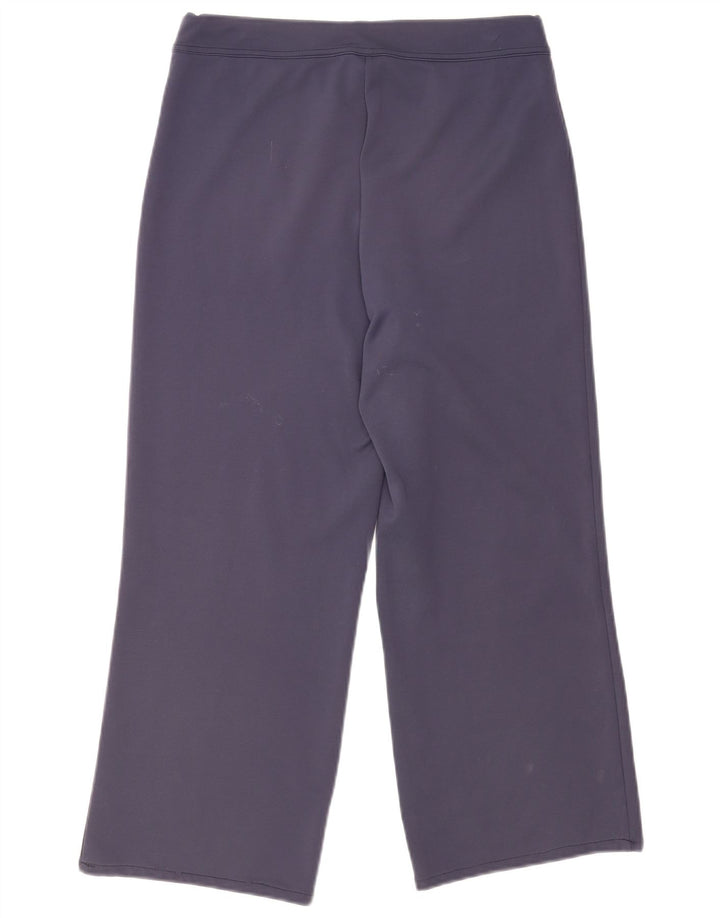 Asics Womens Capri Tracksuit Trousers Small Navy Blue Polyamide