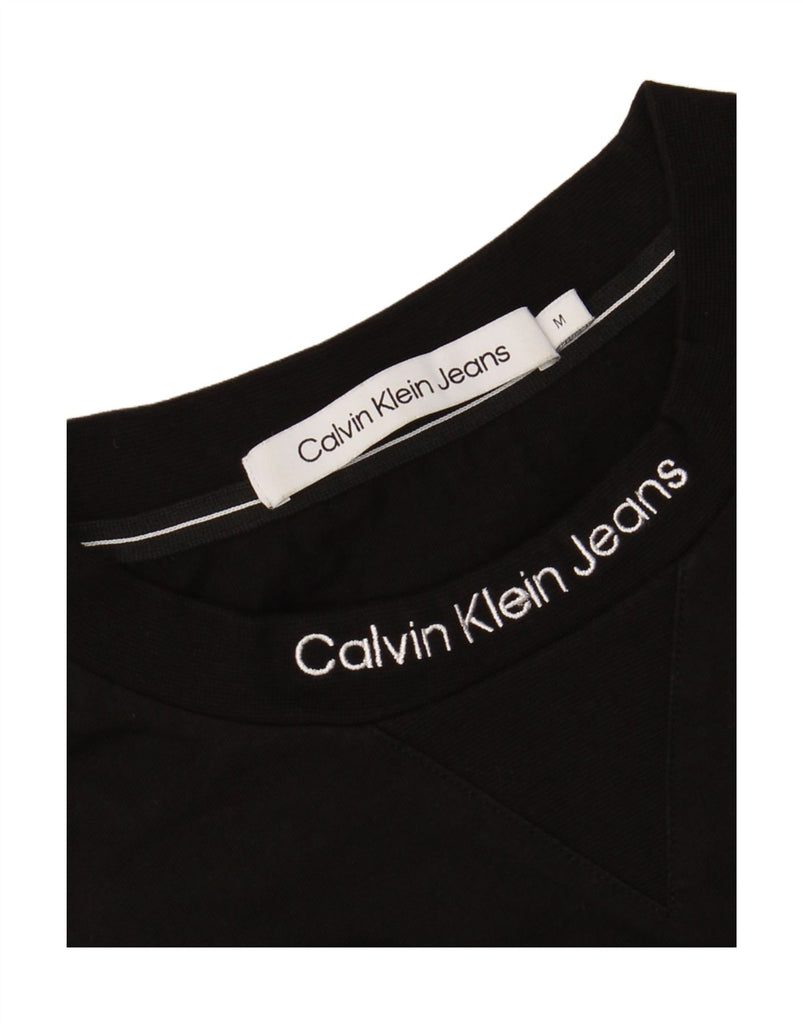 CALVIN KLEIN JEANS Mens T-Shirt Top Medium Black Cotton Vintage Calvin Klein Jeans and Second-Hand Calvin Klein Jeans from Messina Hembry 