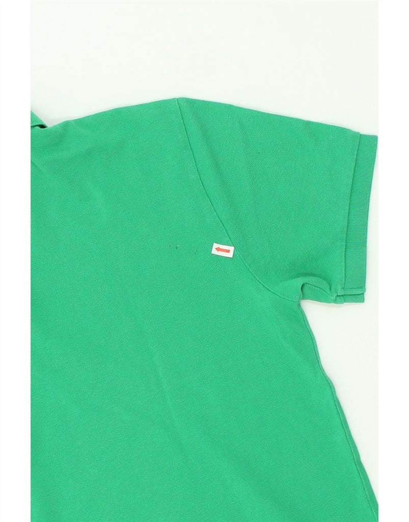 POLO RALPH LAUREN Mens Slim Fit Polo Shirt Large Green Cotton | Vintage Polo Ralph Lauren | Thrift | Second-Hand Polo Ralph Lauren | Used Clothing | Messina Hembry 