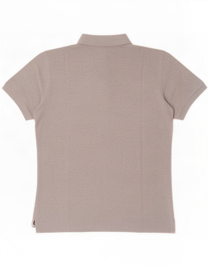 Benetton Mens Polo Shirt Large Grey