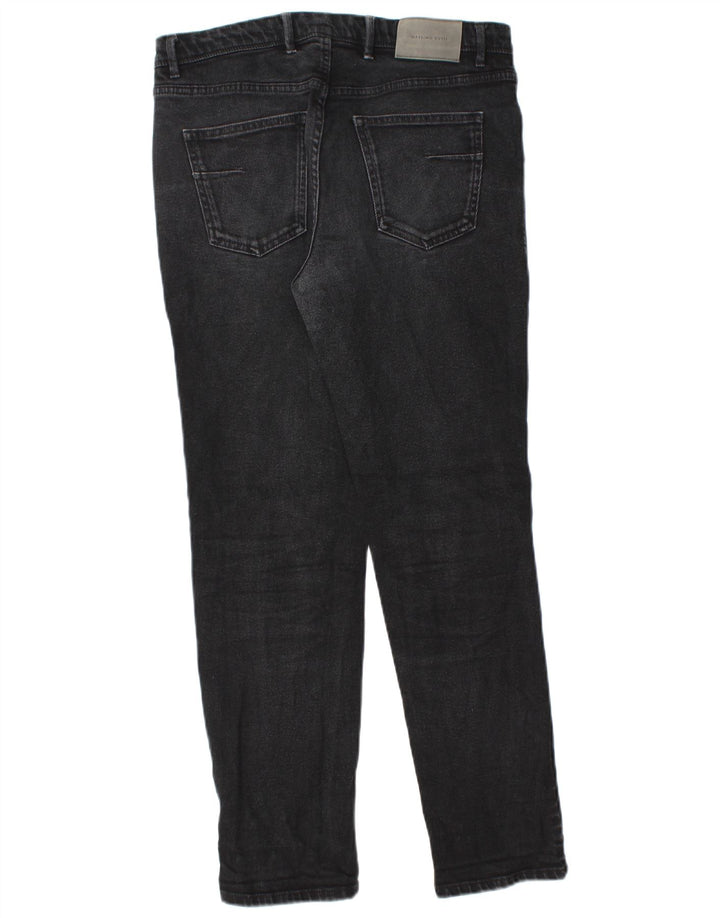 Massimo Dutti Mens Slim Jeans EU 40 Medium W31 L28 Black