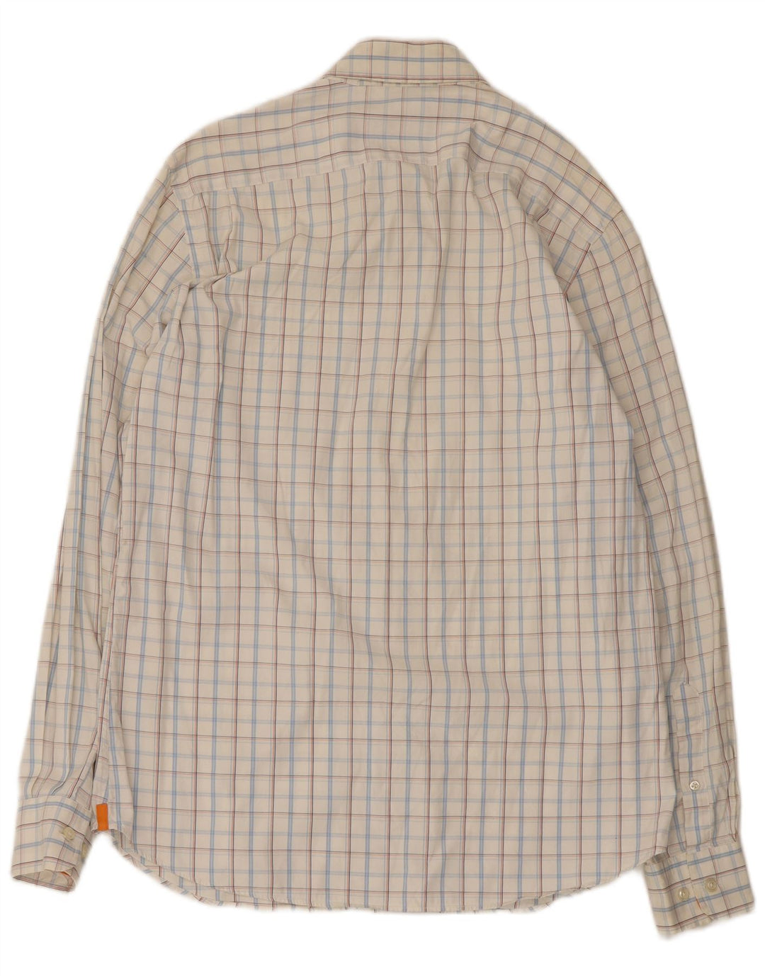 Massimo Dutti Mens Shirt Large White Check
