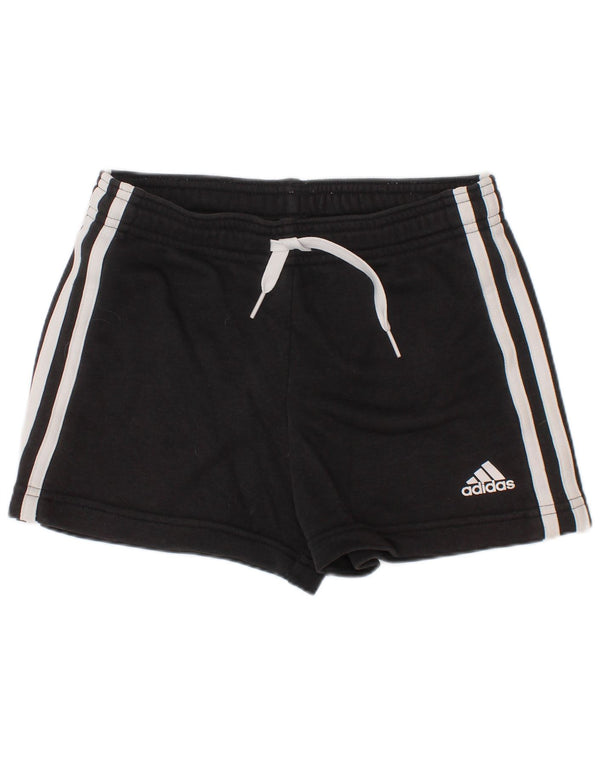 Adidas Boys Sport Shorts 7-8 Years Black Cotton