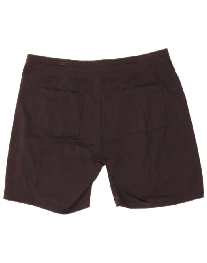ATHLETA Womens Sport Shorts UK 14 Large  Black Nylon