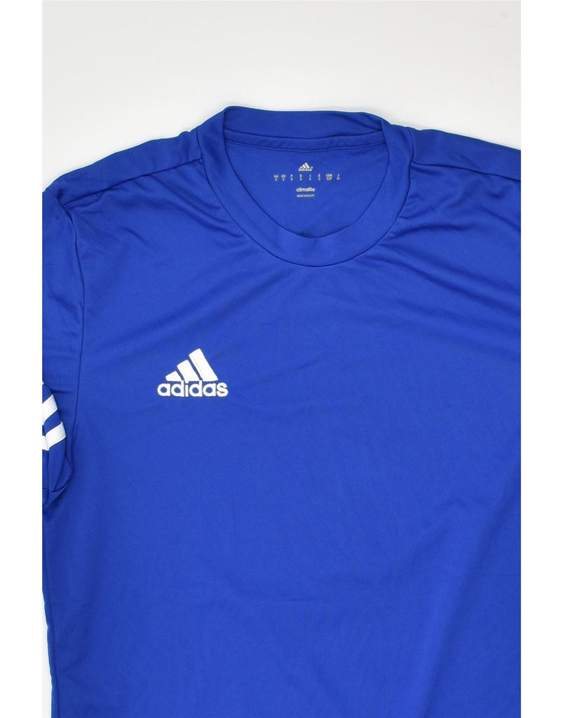 ADIDAS Mens Climalite T-Shirt Top Small Blue Polyester | Vintage Adidas | Thrift | Second-Hand Adidas | Used Clothing | Messina Hembry 