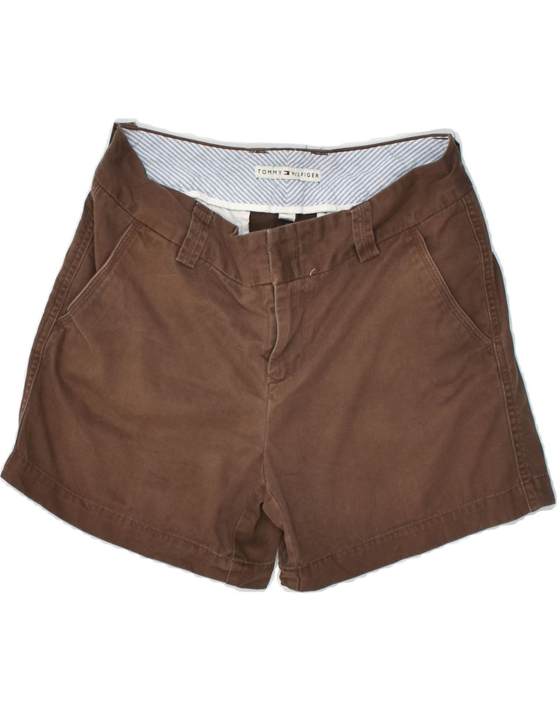 TOMMY HILFIGER Womens Chino Shorts US 6 Medium W30 Brown Cotton | Vintage Tommy Hilfiger | Thrift | Second-Hand Tommy Hilfiger | Used Clothing | Messina Hembry 