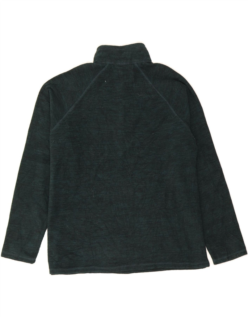 EDDIE BAUER Womens Zip Neck Fleece Jumper UK 18 XL Green Polyester Vintage Eddie Bauer and Second-Hand Eddie Bauer from Messina Hembry 