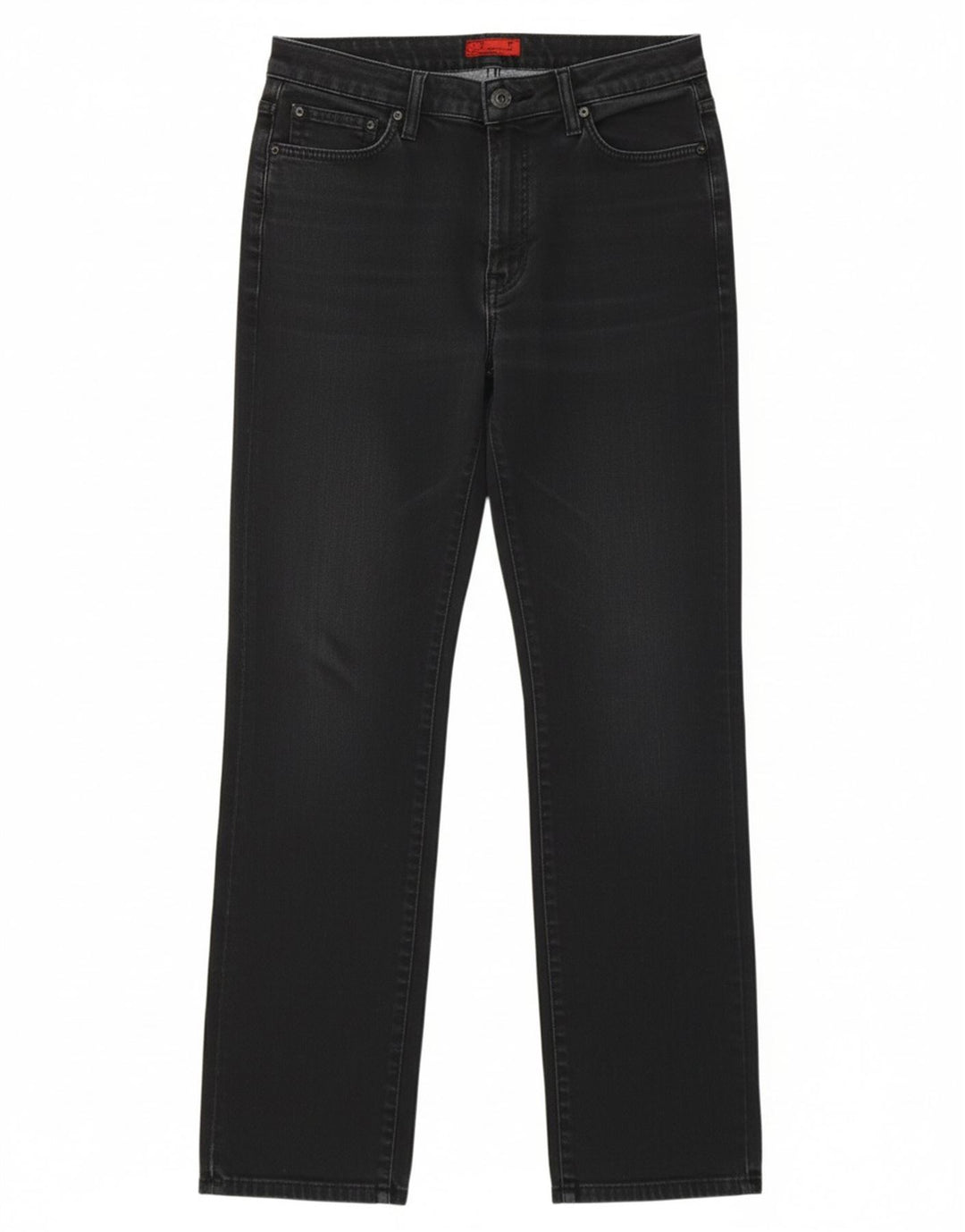 PIERRE CARDIN Womens Straight Jeans EU 40 Medium W30 L34 Black Cotton