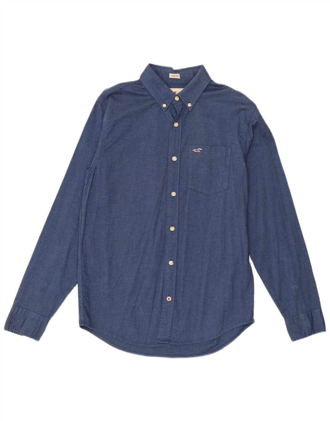 Hollister Mens Shirt Small Blue Cotton