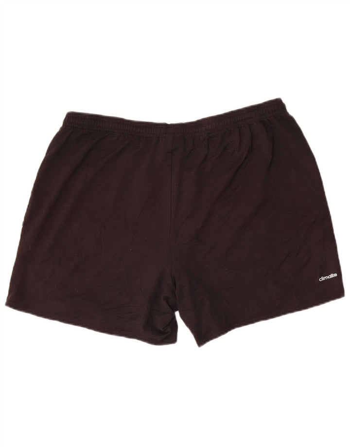 Adidas Mens Climalite Sport Shorts Large  Black Colourblock Polyester