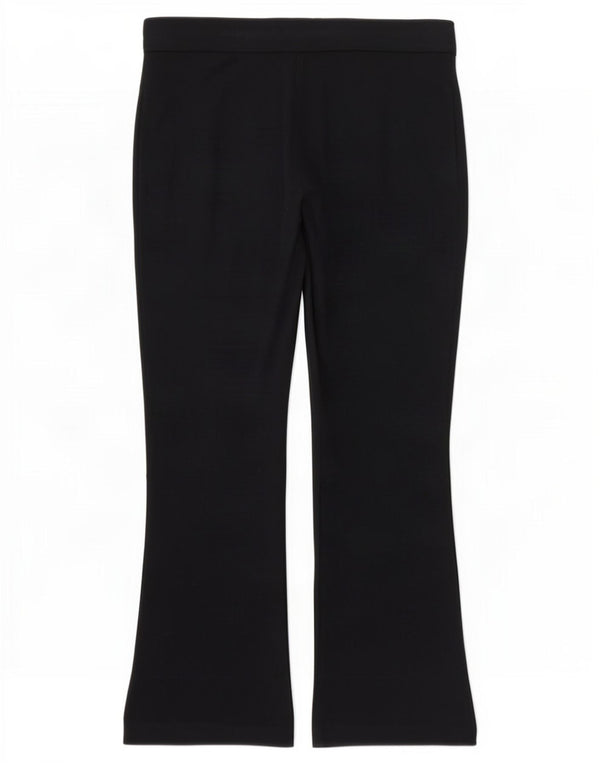 Marks & Spencer Womens Casual Trousers UK 16 Large W36 L30 Navy Blue