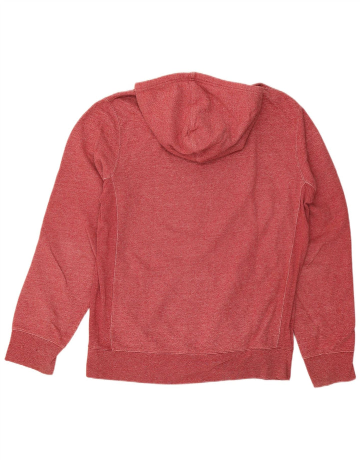 Levi's Mens Zip Hoodie Sweater Large Red Cotton