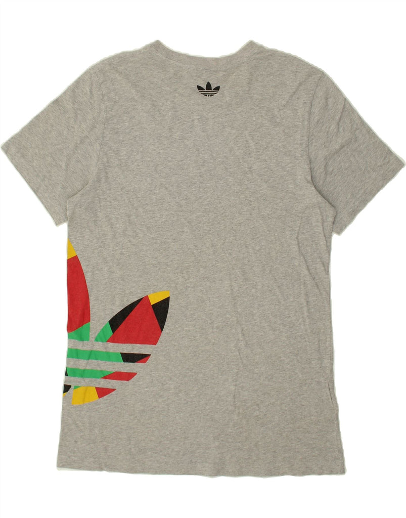 ADIDAS Mens Graphic T-Shirt Top Large Grey Cotton | Vintage Adidas | Thrift | Second-Hand Adidas | Used Clothing | Messina Hembry 