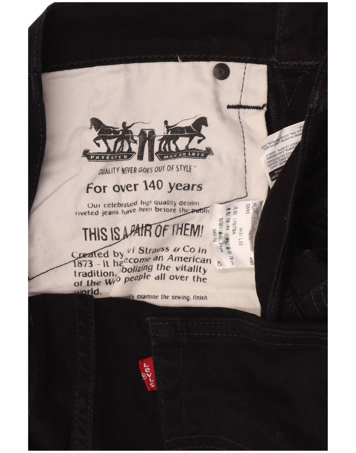 Levi's Mens Slim Jeans W31 L27 Black