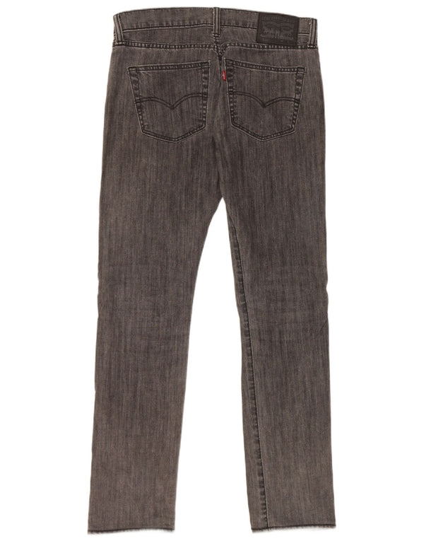 Levi's Mens 510 Skinny Jeans W31 L32 Grey Cotton