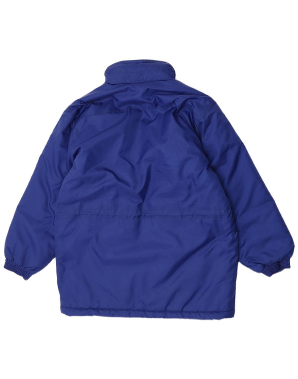 Lotto Boys Hooded Padded Jacket 15-16 Years 2XL Blue Nylon