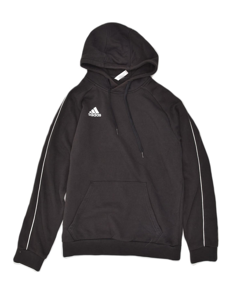 ADIDAS Mens Hoodie Jumper Medium Black Cotton | Vintage Adidas | Thrift | Second-Hand Adidas | Used Clothing | Messina Hembry 