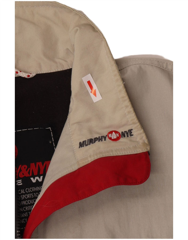 Murphy & Nye Mens Windbreaker Jacket UK 40 Large Beige Polyamide