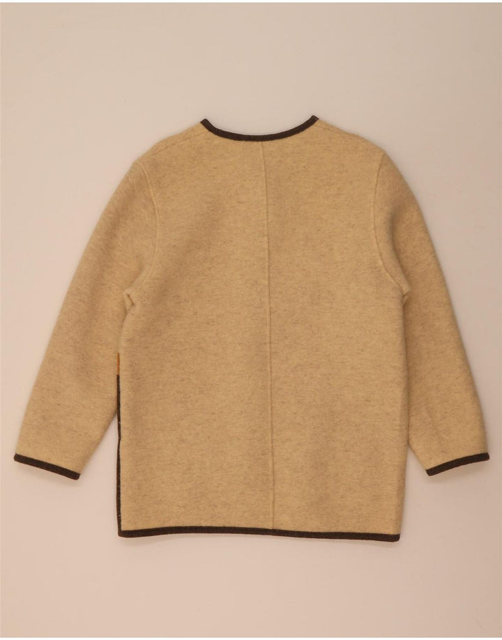 Sigi Scheiber Womens Oversized Cardigan Sweater EU 36 Small Beige