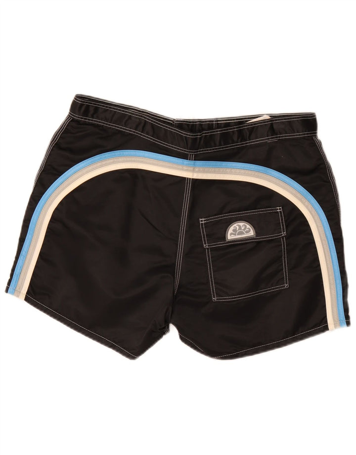Sundek Mens Swimming Shorts Large Black Nylon