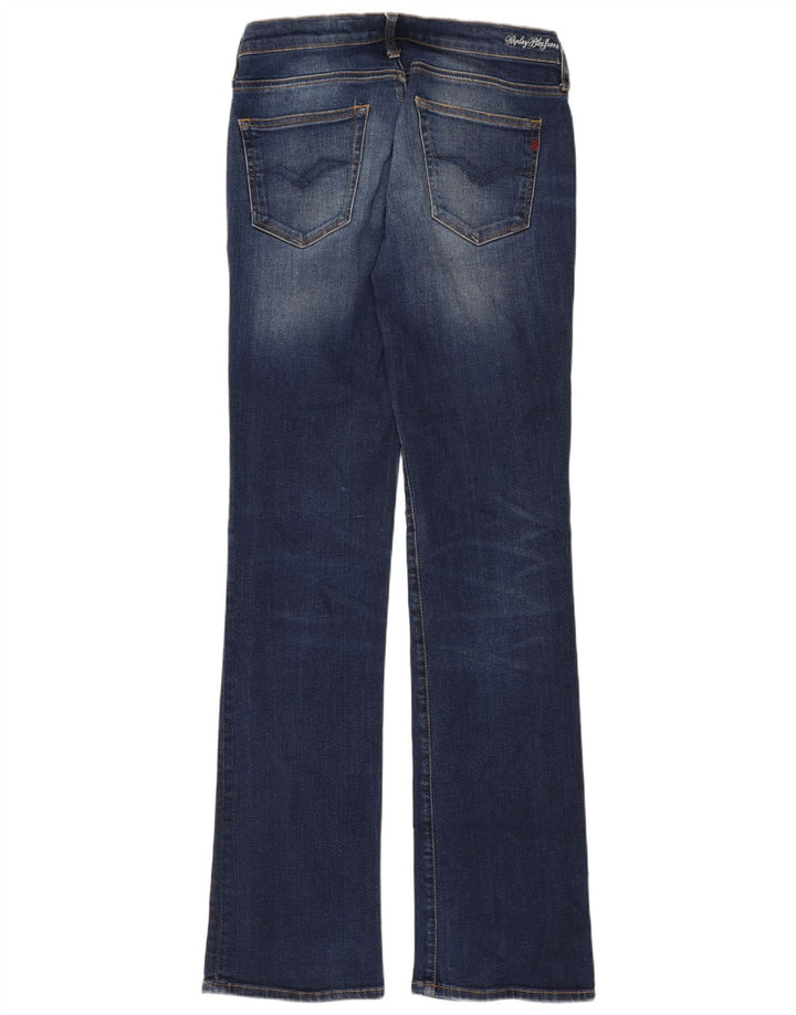 Replay Womens Bootcut Jeans W27 L34 Blue Cotton