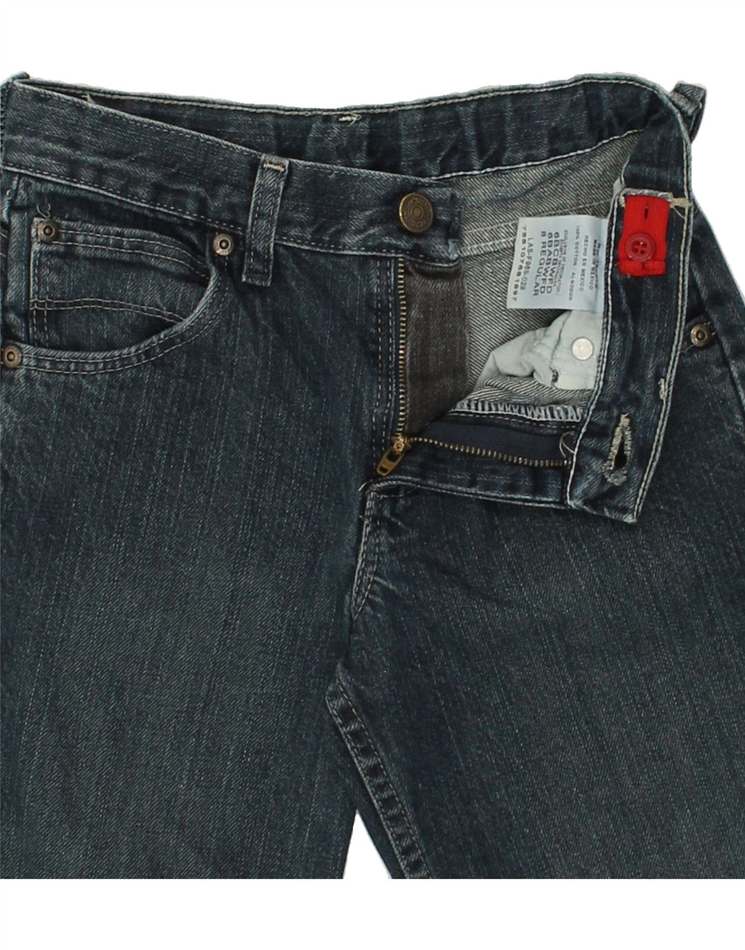 WRANGLER Boys Straight Jeans 7-8 Years W22L23 Blue Cotton | Vintage Wrangler | Thrift | Second-Hand Wrangler | Used Clothing | Messina Hembry 