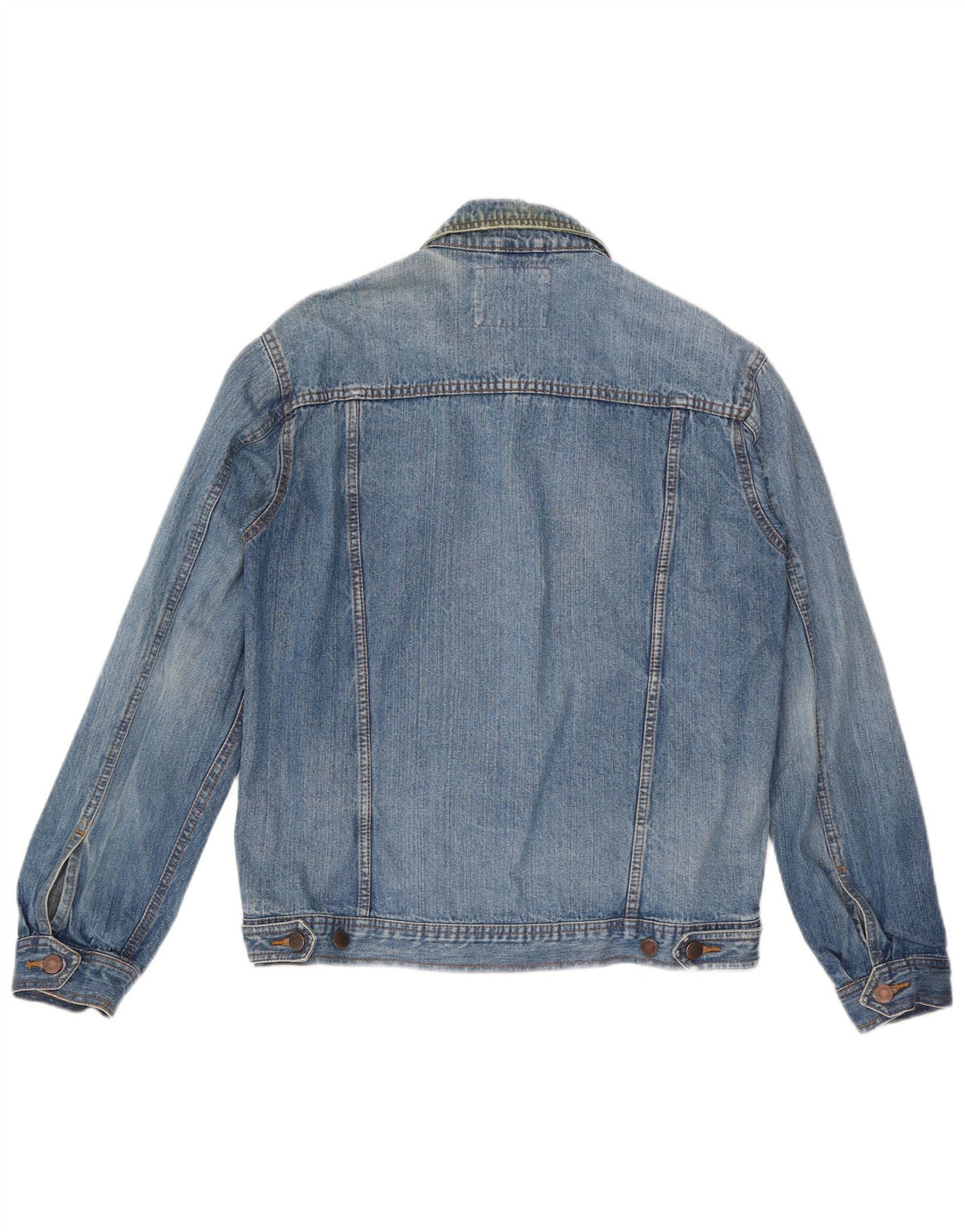 John Baner Mens Denim Jacket UK 38 Medium Blue Cotton