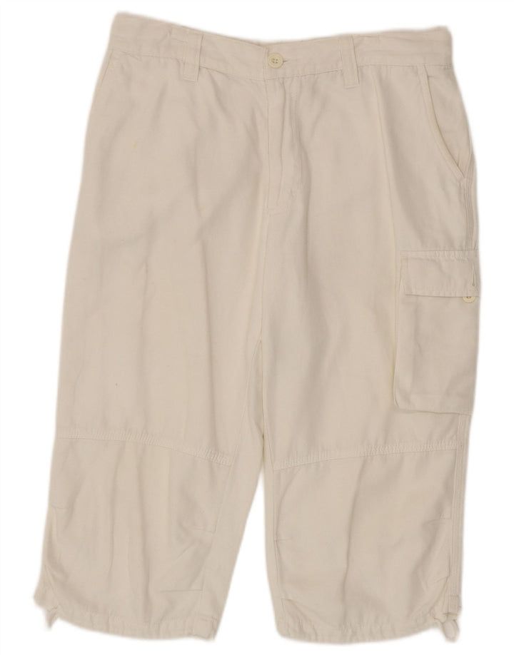 North Sails Mens Cargo Bermuda Shorts IT 46 Small W32 White Cotton